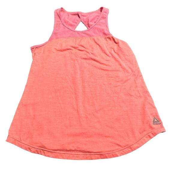 Reebok size Medium Coral and Pink Athletic Tank Top - Picture 1 of 5
